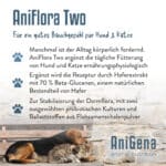 AniFlora Two für Hund und Katze – mit Beta-Glucanen, probiotischen Kulturen und Flohsamenschalen zur Unterstützung der Darmflora